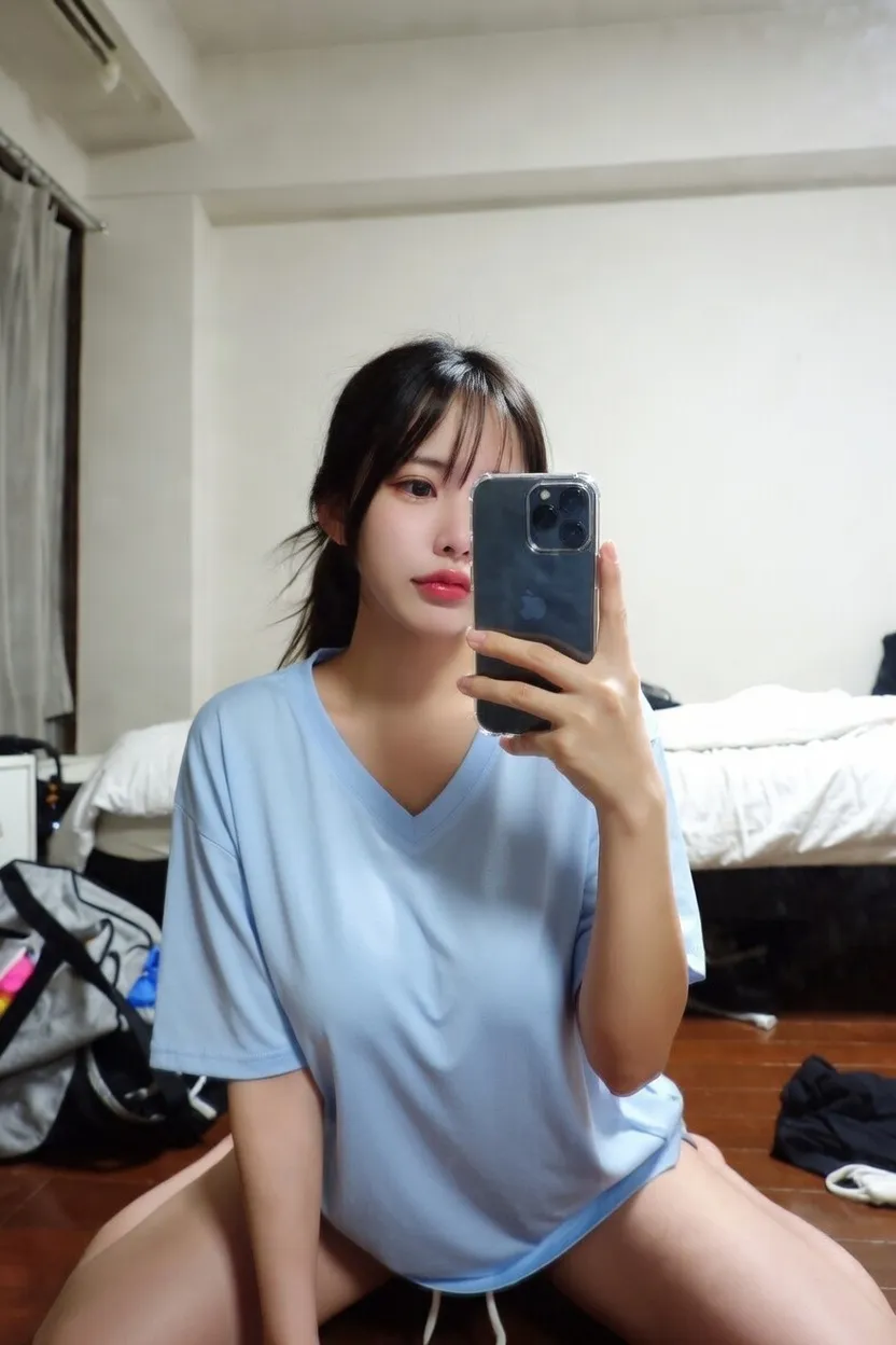 静かな空間で思考する女性。本当に必要な基準だけで選ぶ